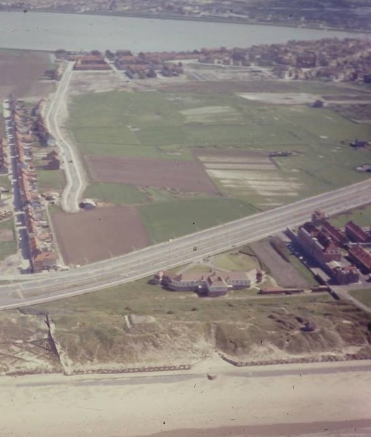 Luchtfoto Vuurtorenwijk anno 1971